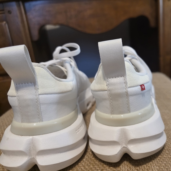 Like New, Barely Worn, On Running Cloudnova White Sneakers - Picture 3 of 6